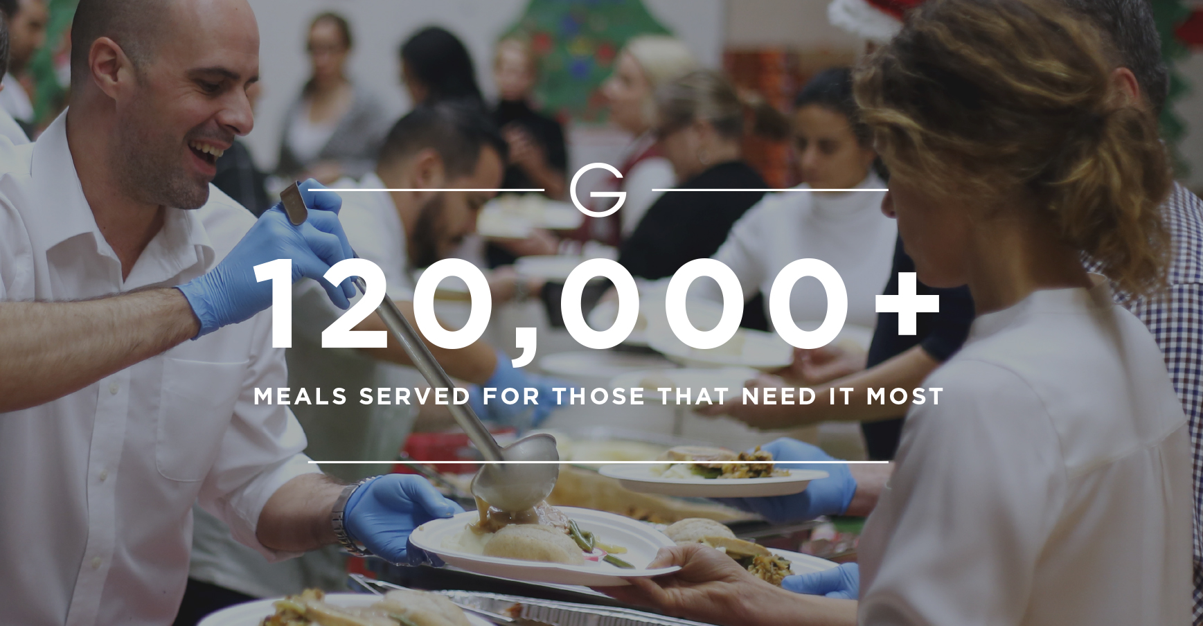 100,000+ MEALS SERVED FOR THOSE THAT NEED IT MOST
